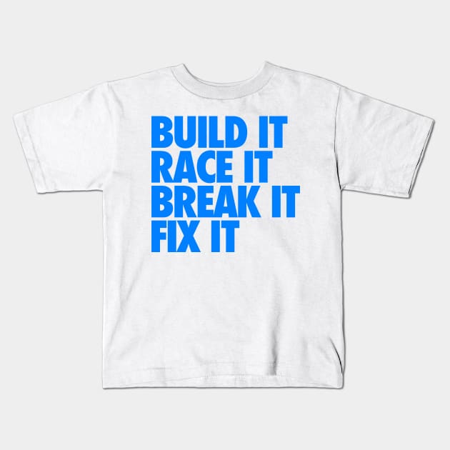 Race Car Owner Kids T-Shirt by VrumVrum